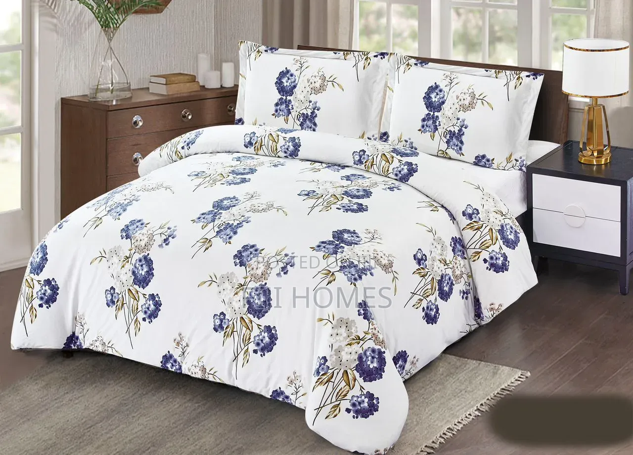 4pc Honey G Luxury Floral Woolen Duvet Set | Up to 6x7
