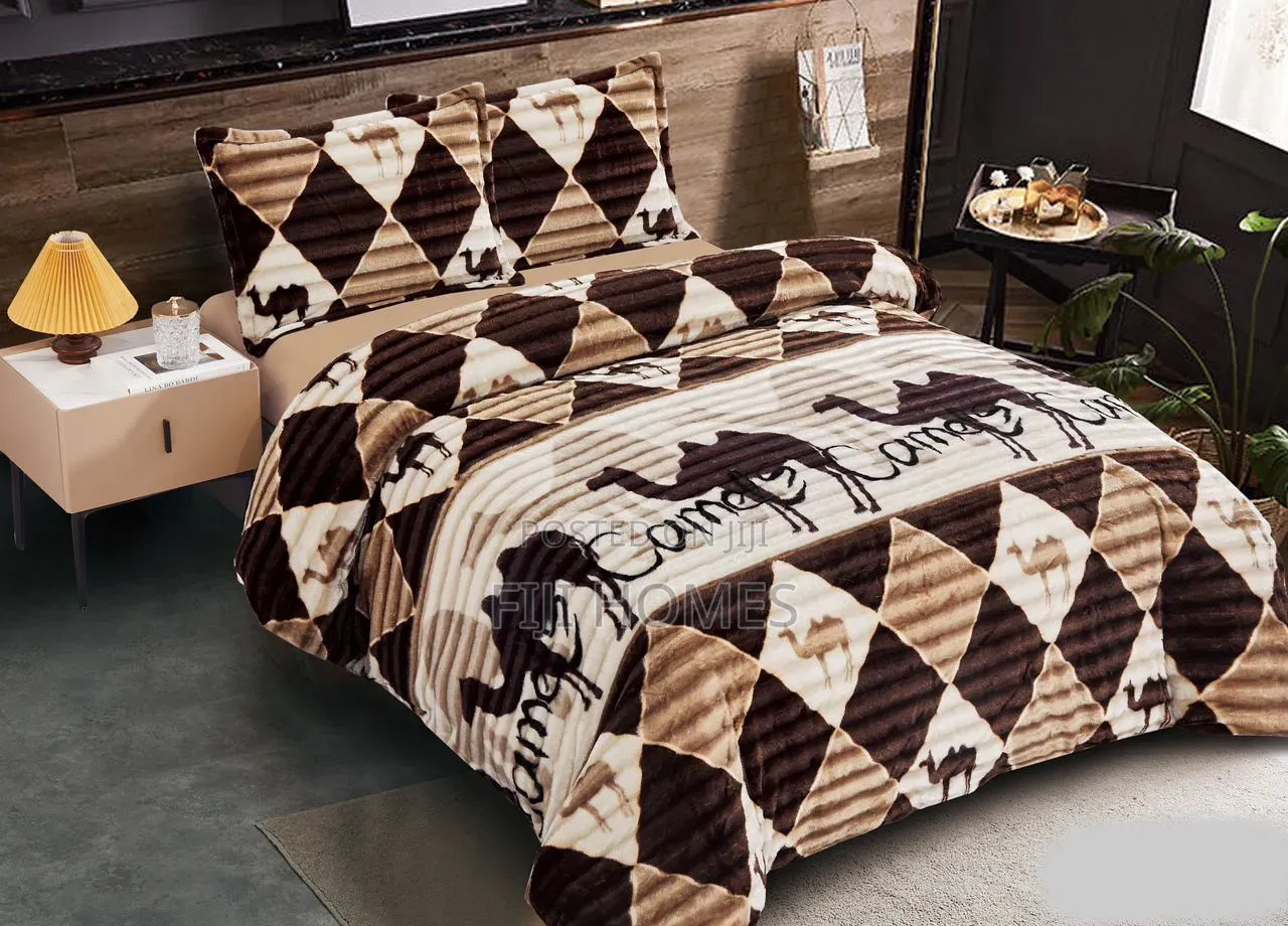 4pc Honey G Luxury Floral Woolen Duvet Set | Up to 6x7