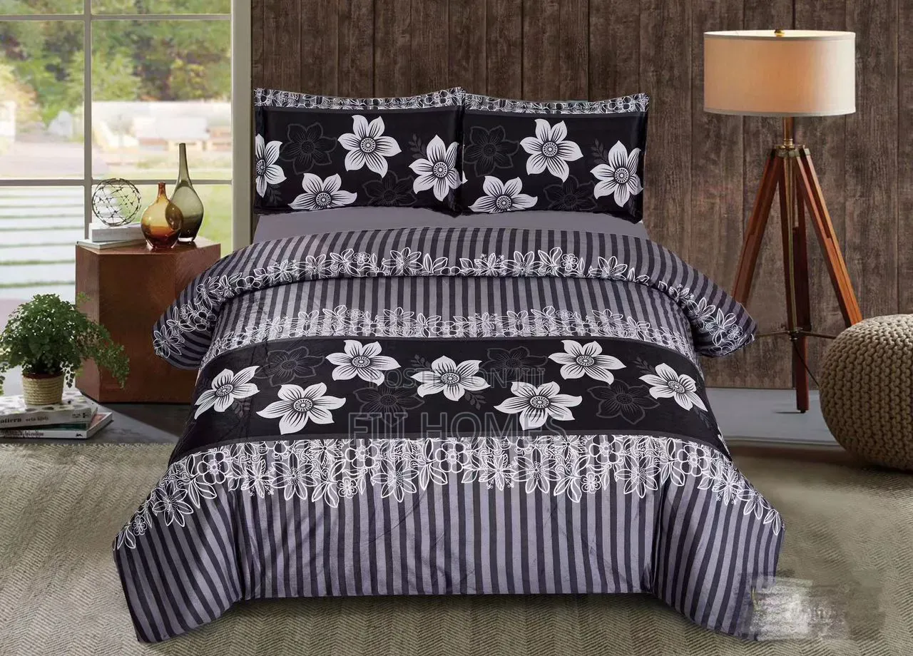 4pc Honey G Luxury Floral Woolen Duvet Set | Up to 6x7