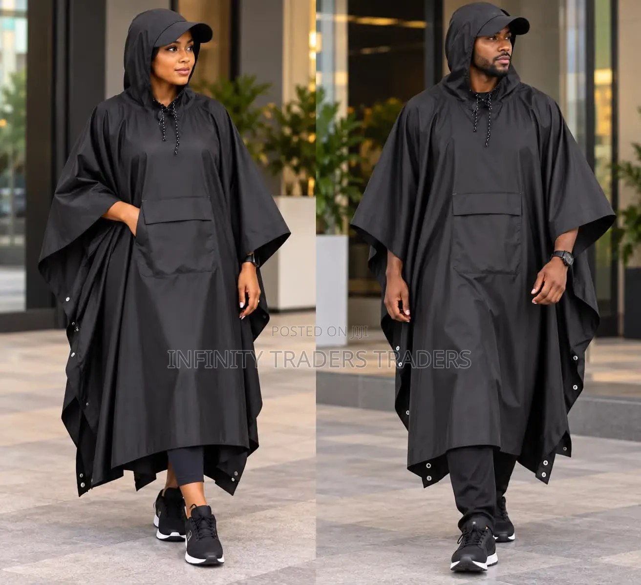 Unisex Adult Rain Poncho