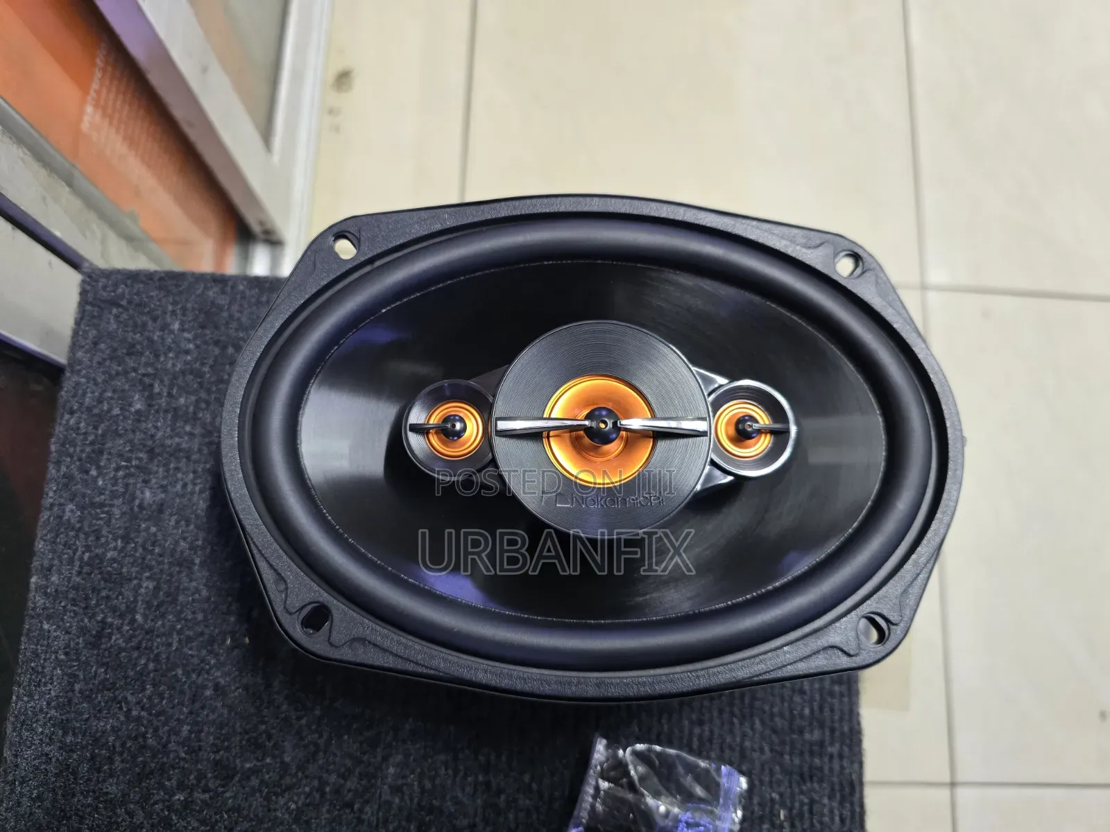 Brand New Nakamichi 840watts 6 by 9 Oval Midrange Speakers- A Pair
