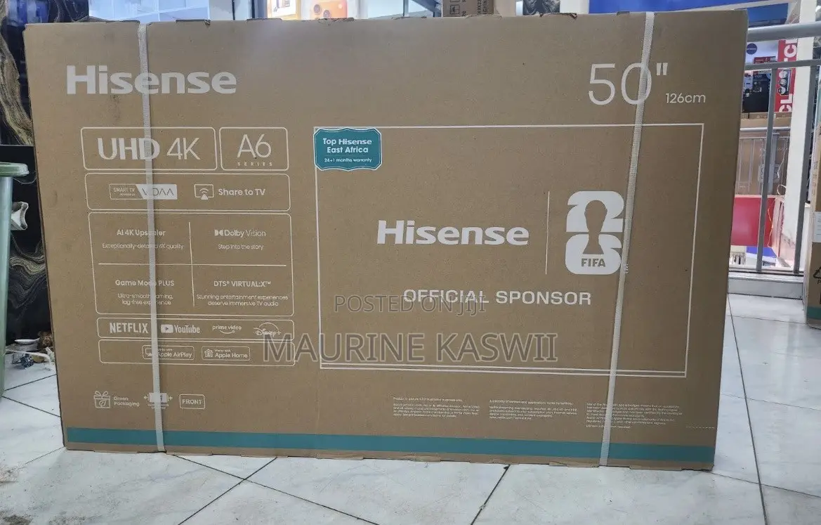 Hisense Smart 50A6 UHD