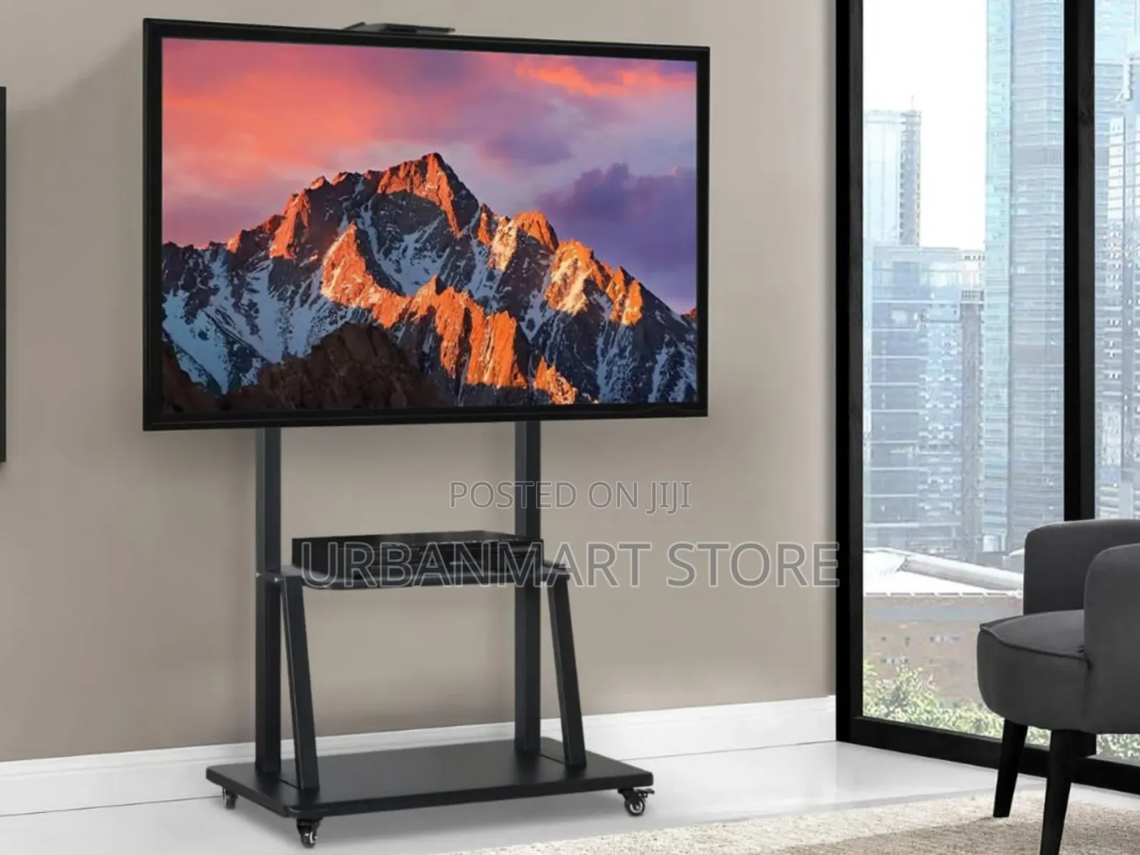 Universal Mobile TV Stand With Wall Mount 32-75 Inches