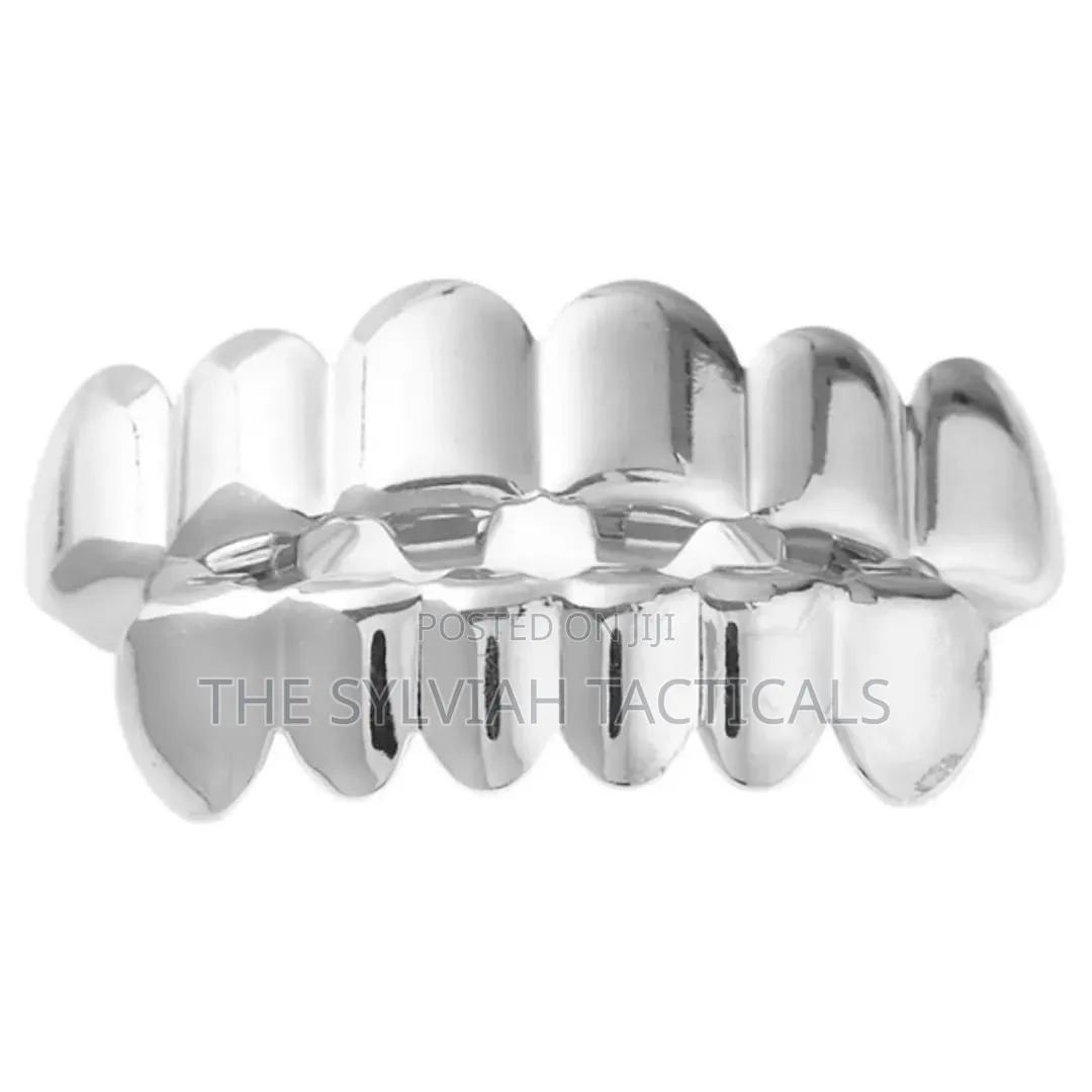 Iced Out Cuban Link Gold Silver Hip Hop Teeth Grillz