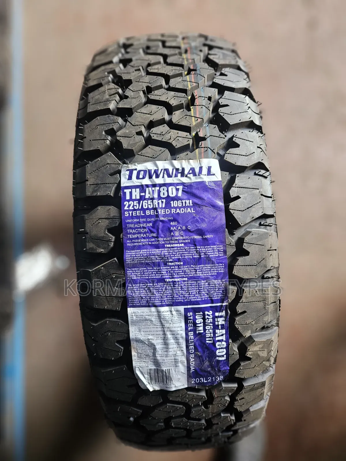 225/65r17 a/T Townhall Tyres