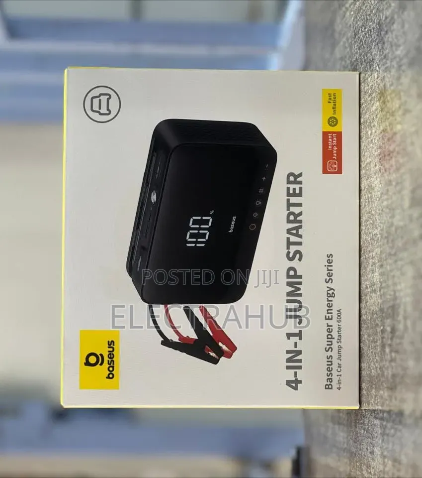 Baseus 600A 4 in 1 Jump Starter Brand New Sealed