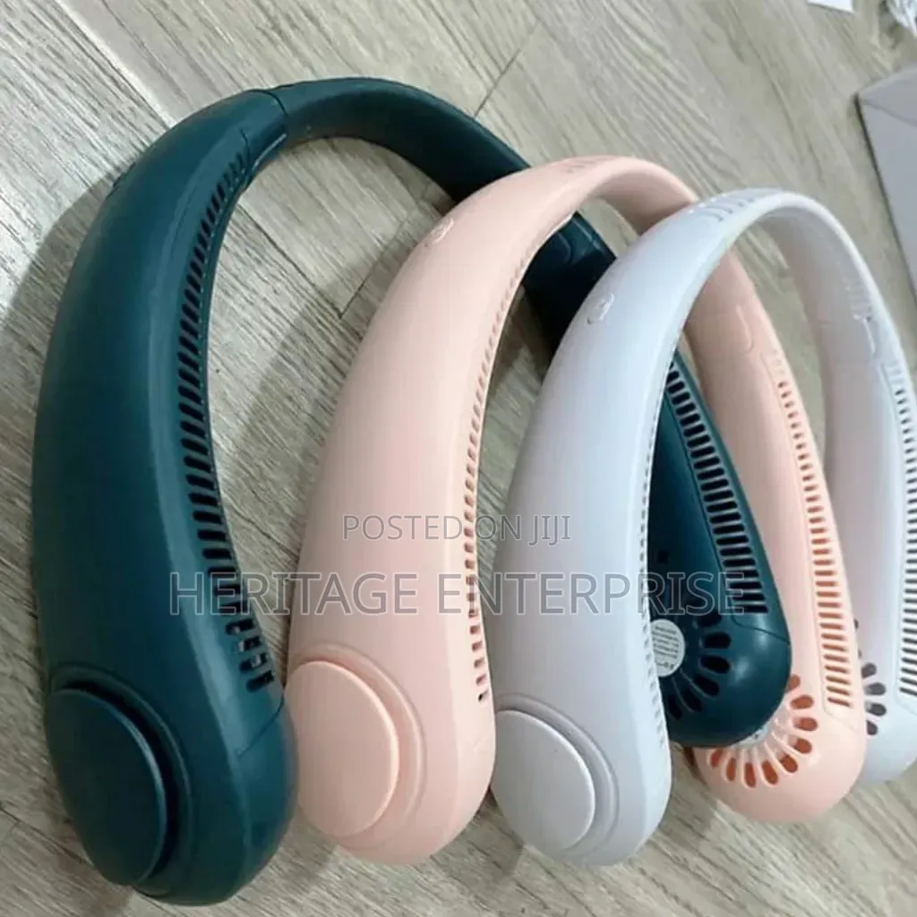 Portable Rechargeable Neck Hanging USB Fan