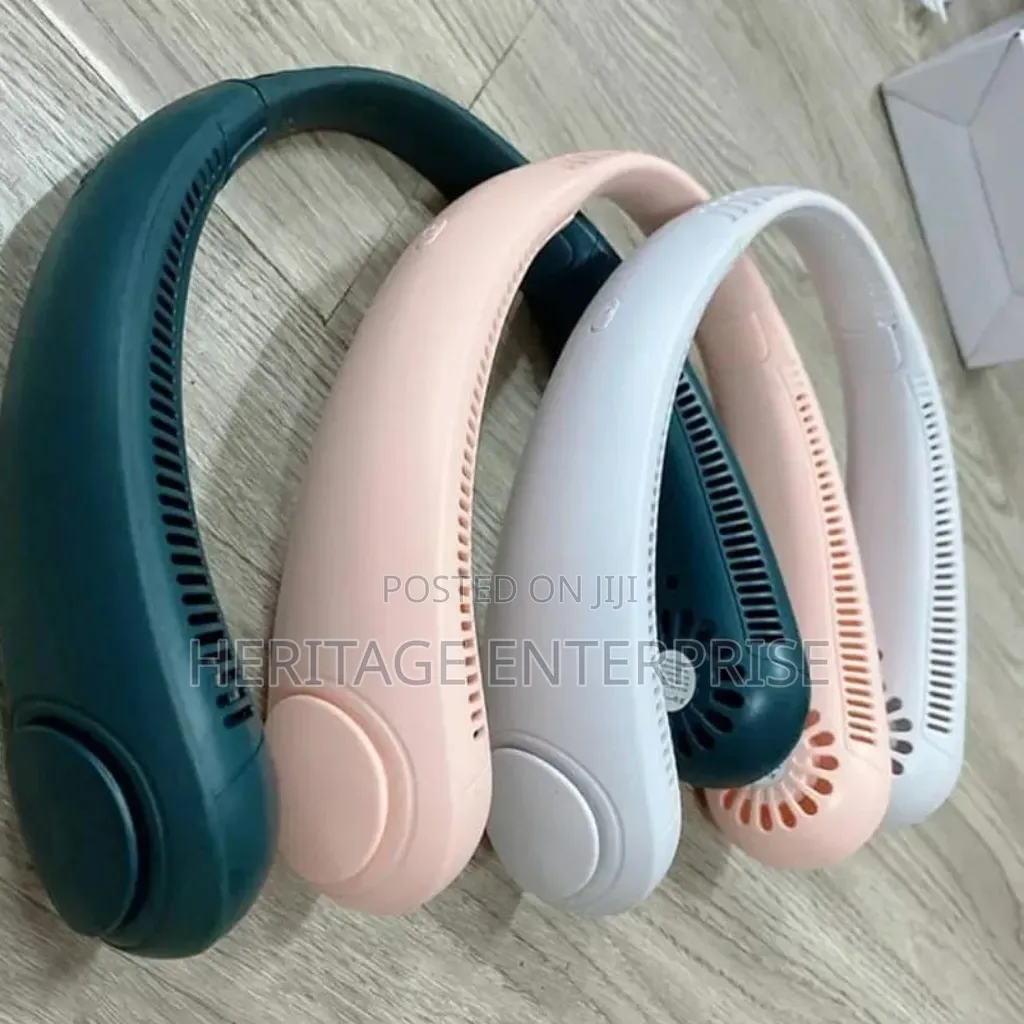 Portable Rechargeable Neck Hanging USB Fan