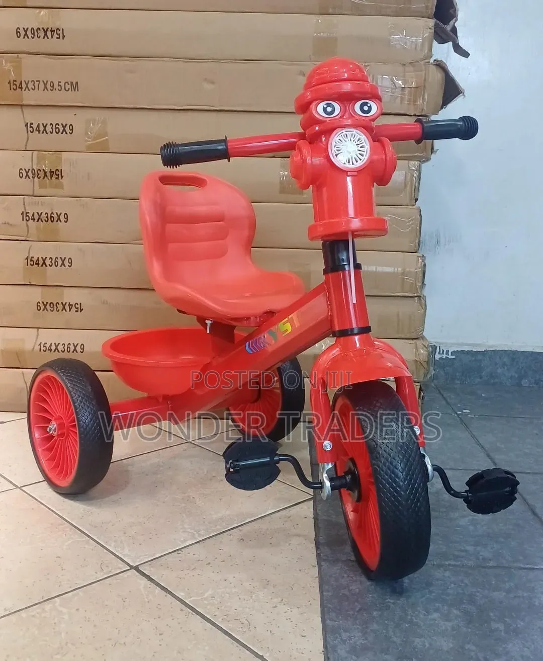 *Tri Cycle With Bubble Machine*
 Battery Operated