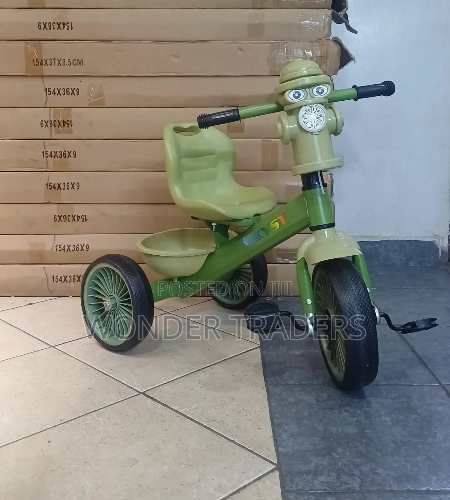 *Tri Cycle With Bubble Machine*
 Battery Operated