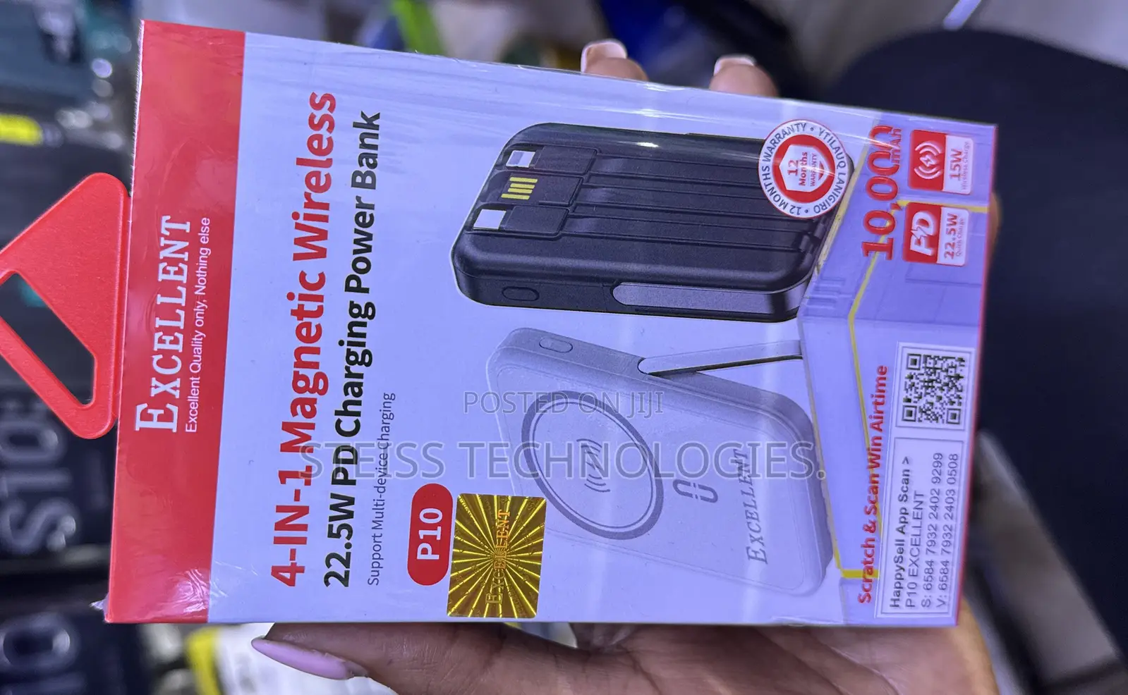 4-in-1 Magnetic Wireless Excellent Powerbank.