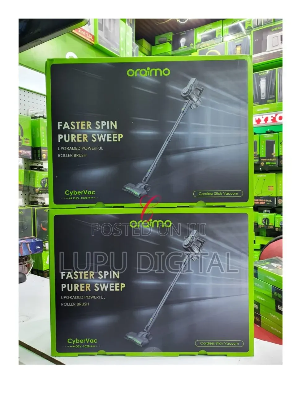 Oraimo CyberVac OSV-102B 180W *Wireless Stick Vacuum Cleaner