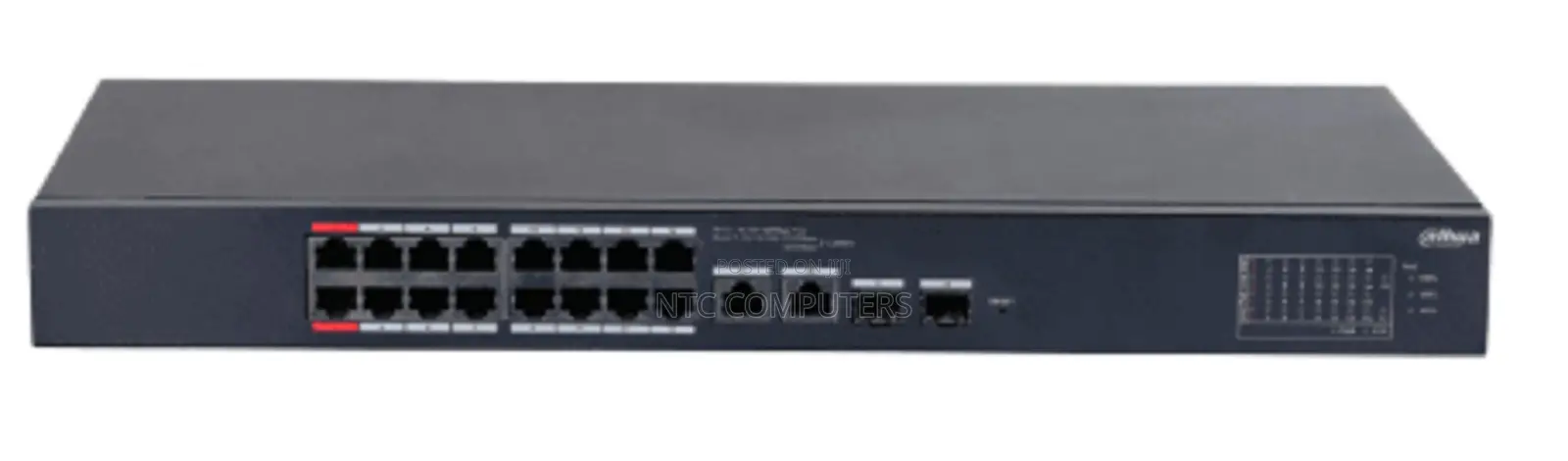 DAHUA 18-Port Cloud Managed Desktop Switch ,With 2 × SFP Uplink 190W
