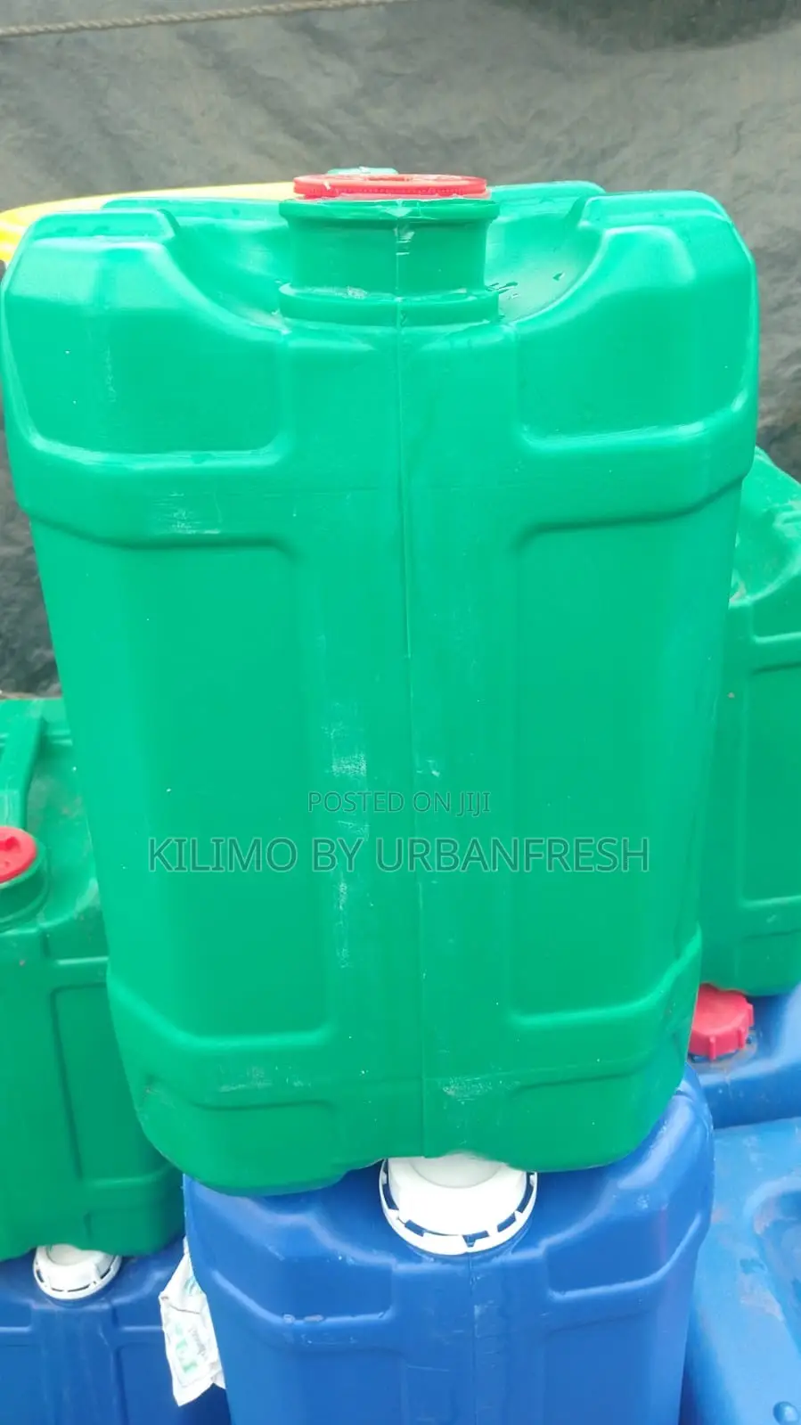 20 LTRS Green / Blue Square. Moq 10.