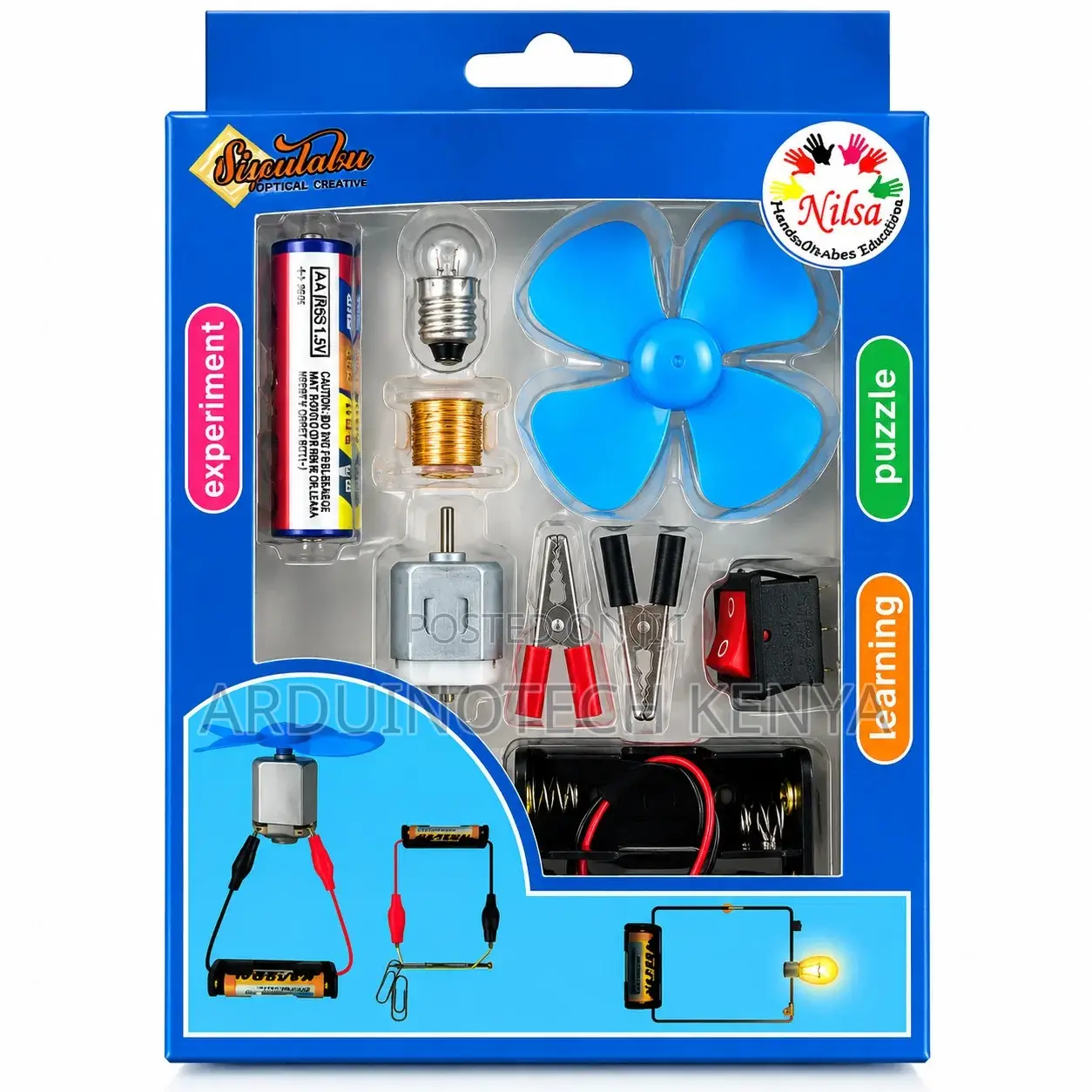 Kids Electric Circuit DIY Physics Experiment Kit