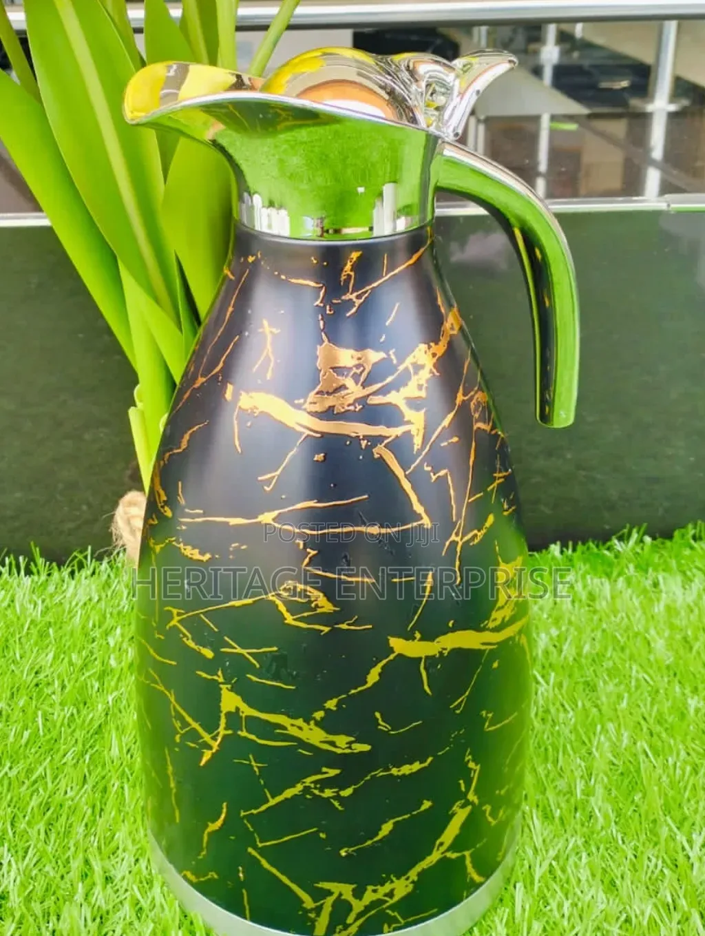 Flask Jp Marble Black