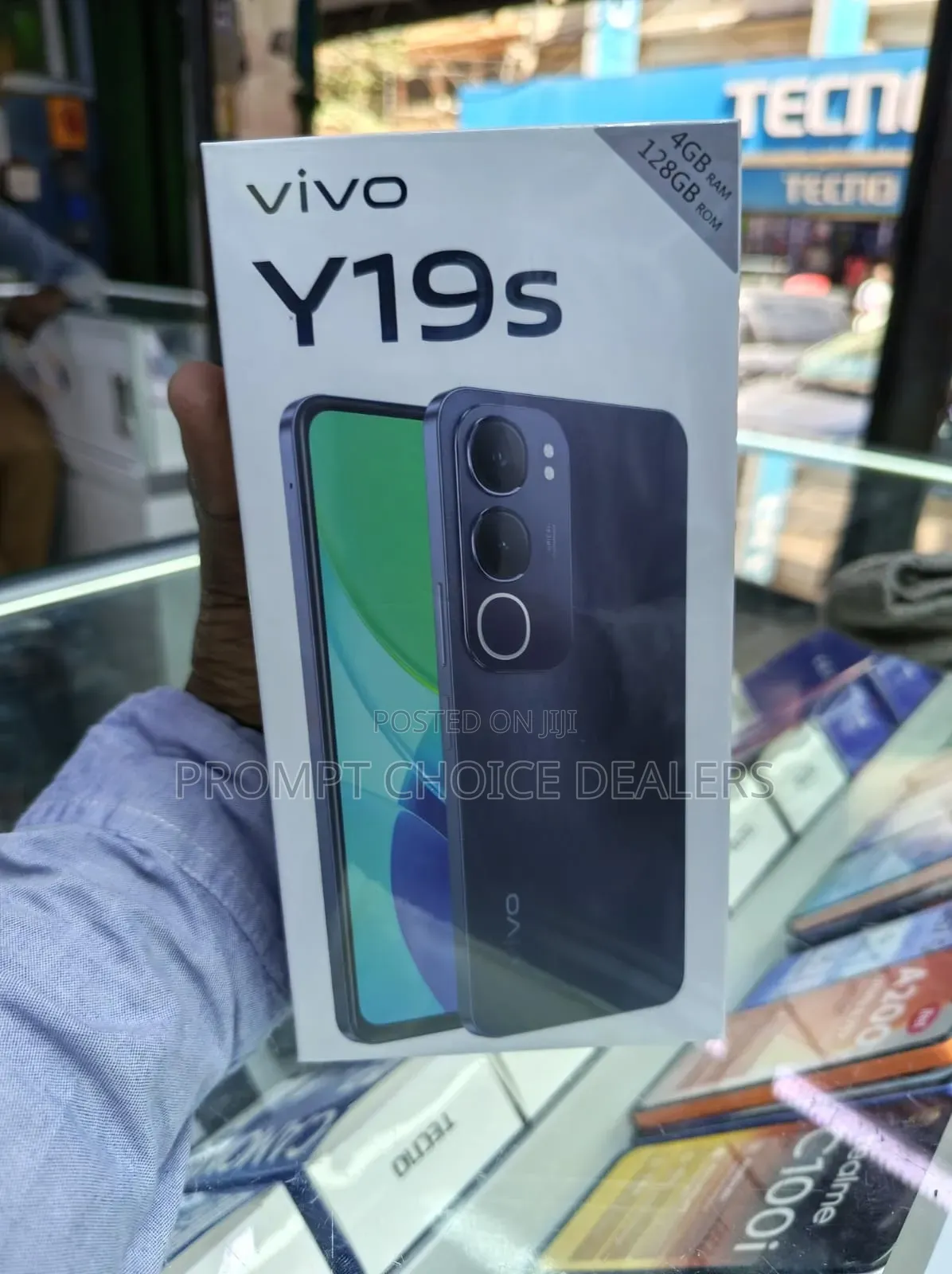 New Vivo Y19s 128 GB Black
