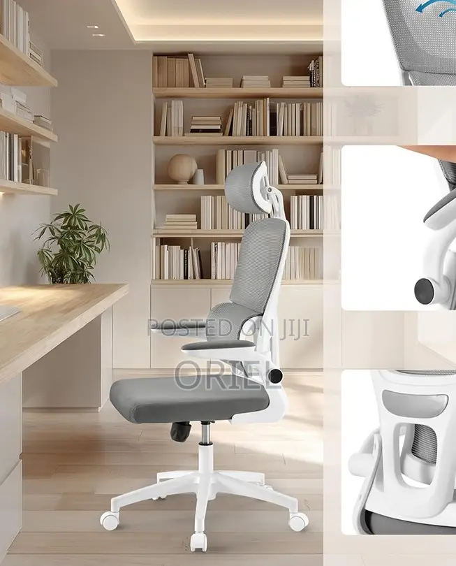 Orthopedic Office Chair – Ergonomic Comfortable High-Back Desk Seat