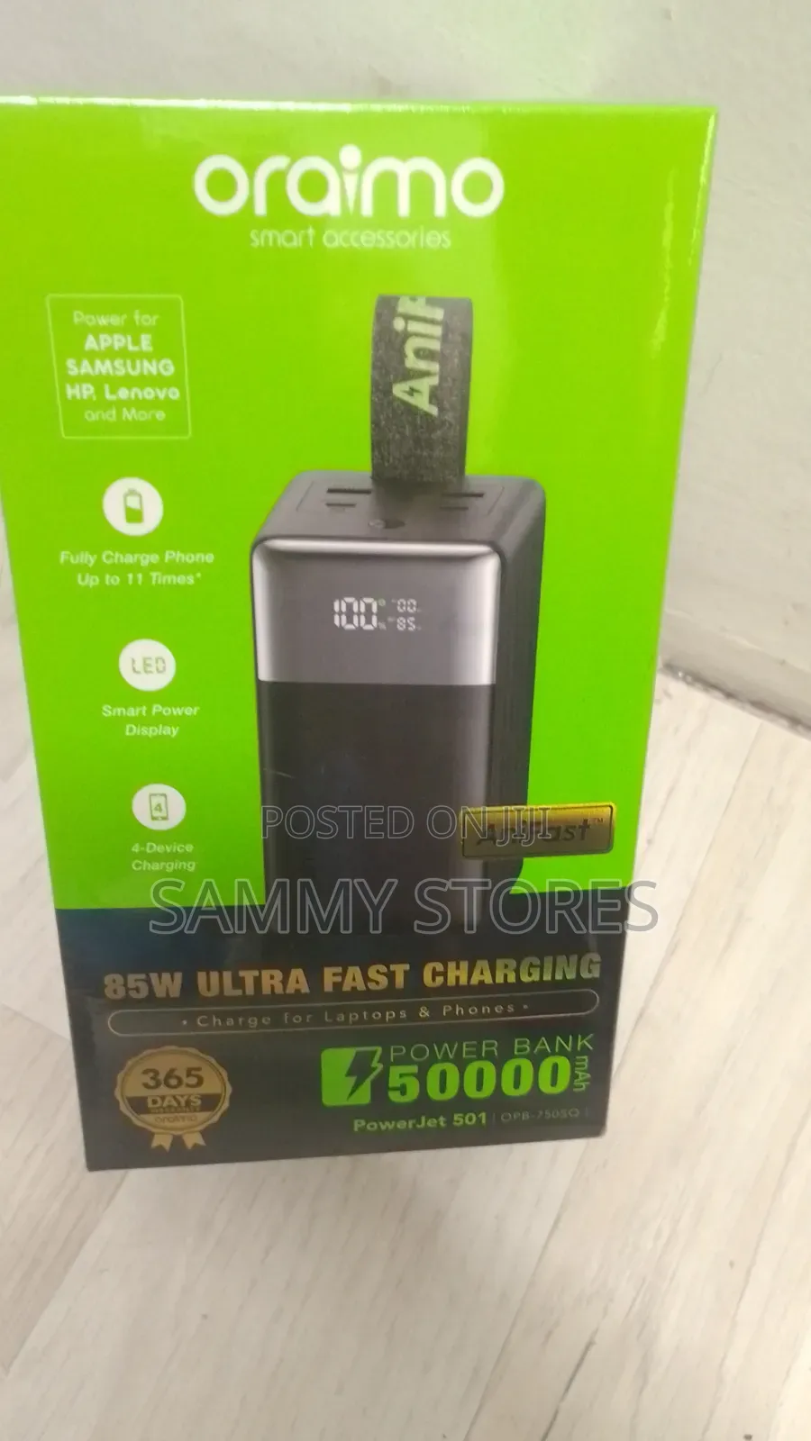 Oraimo PowerJet 501 4-Device Charging 50,000mAh Power Bank