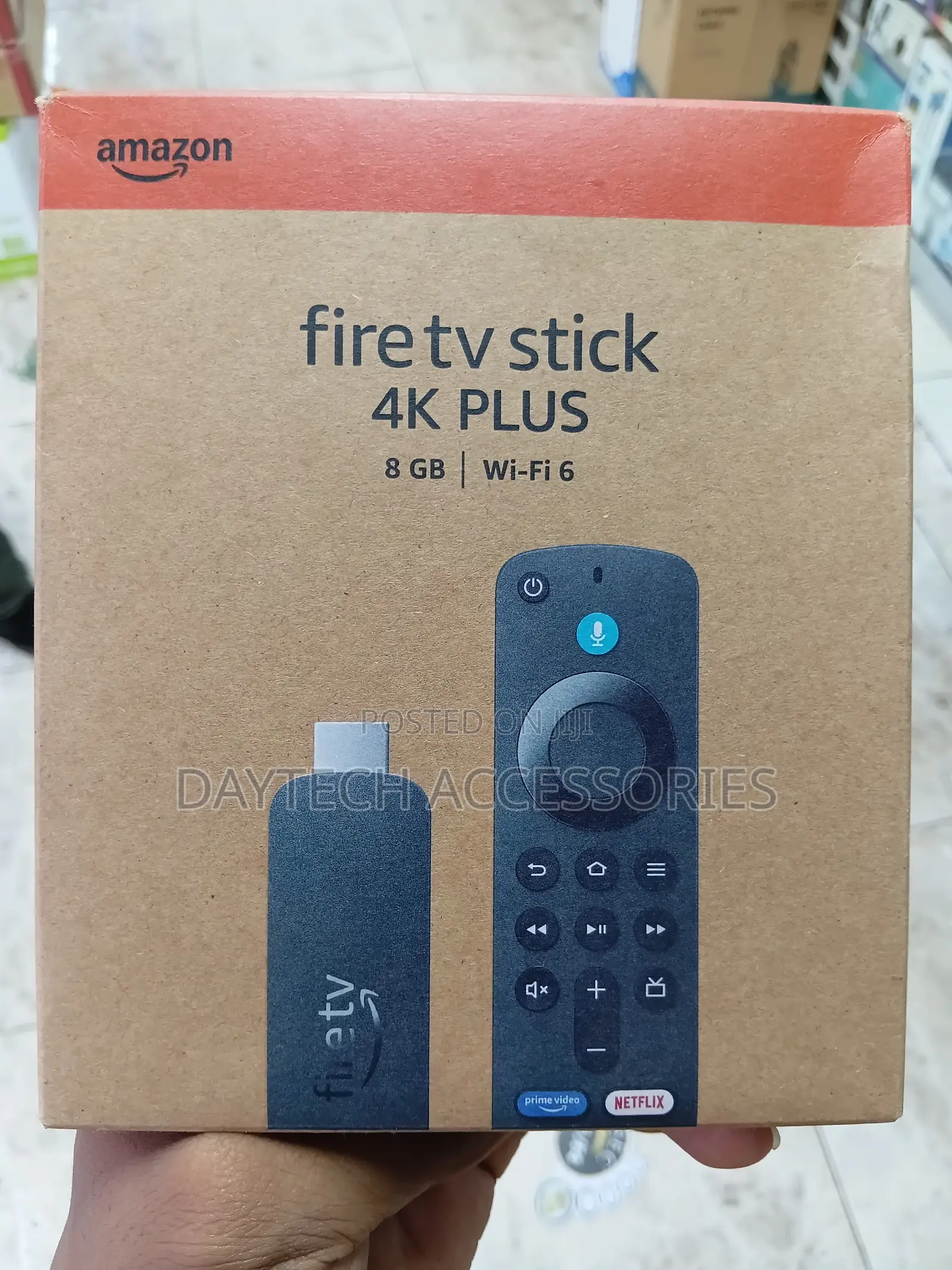 Amazon Fire TV Stick 4K Plus 8 GB Capacity and Wi-Fi 6 Support