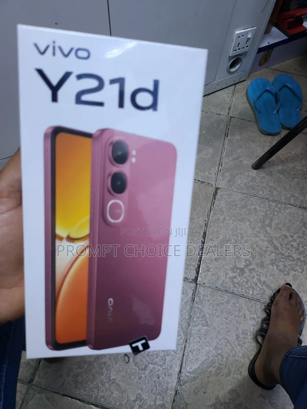 New Vivo Y21d 128 GB Red