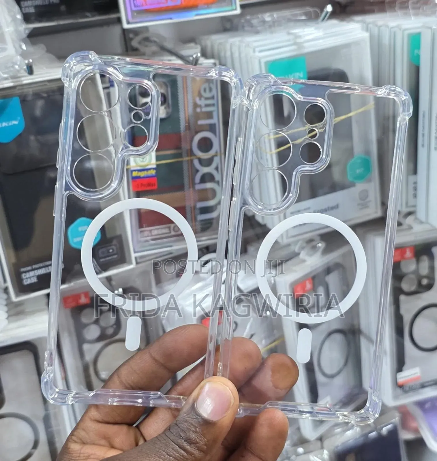 Clear Magnetic Case for Samsung S26 Ultra