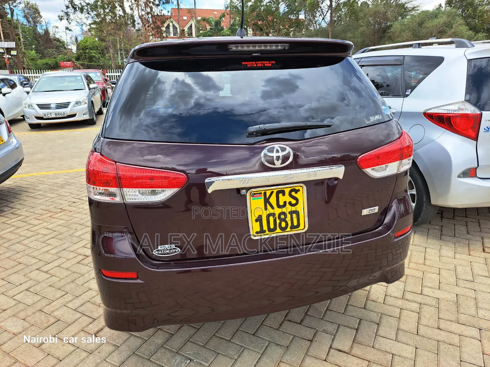 Toyota Wish 2011 Burgundy