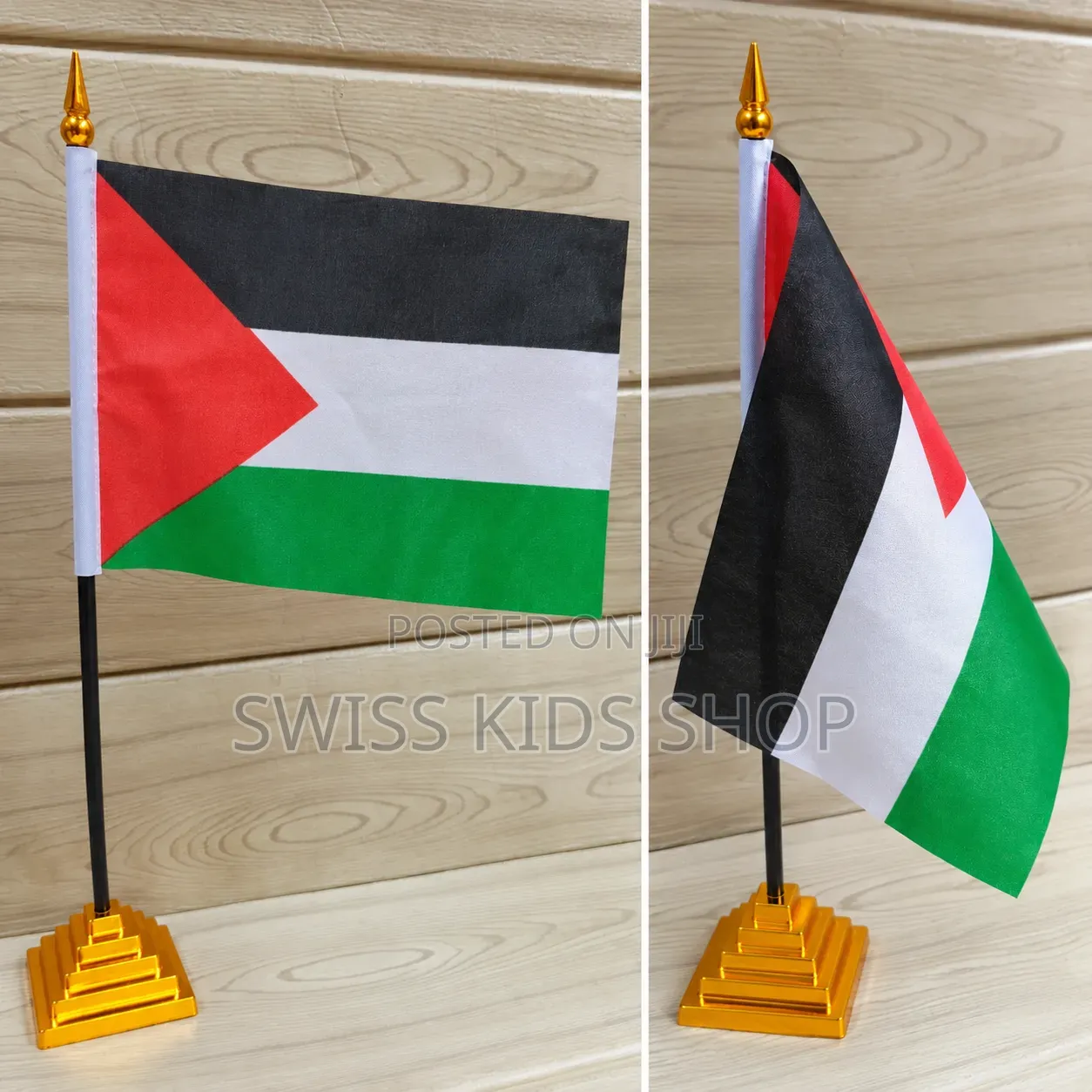 PALESTINE FLAG / Palestine Desk / Hand Waving Flag