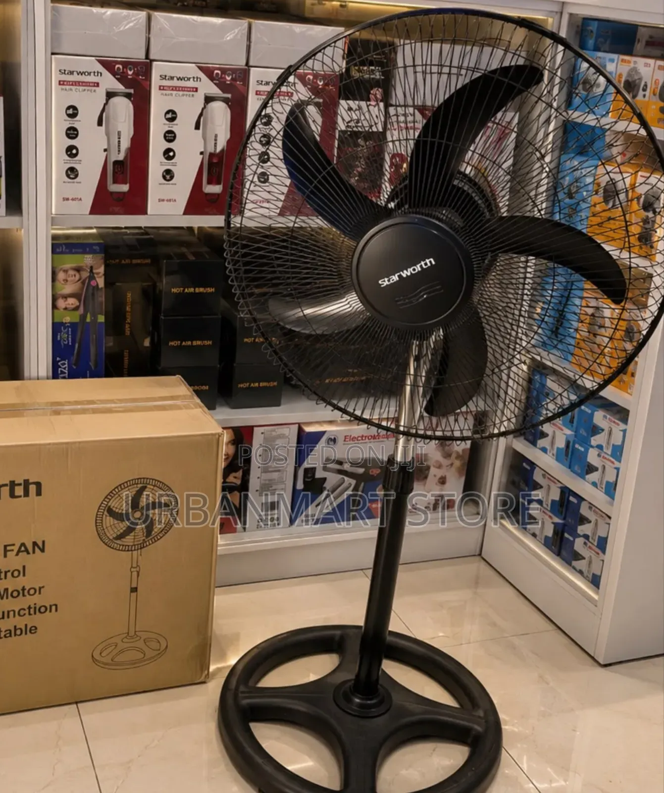 Brand New 18 Inch Standing Fan Round Base