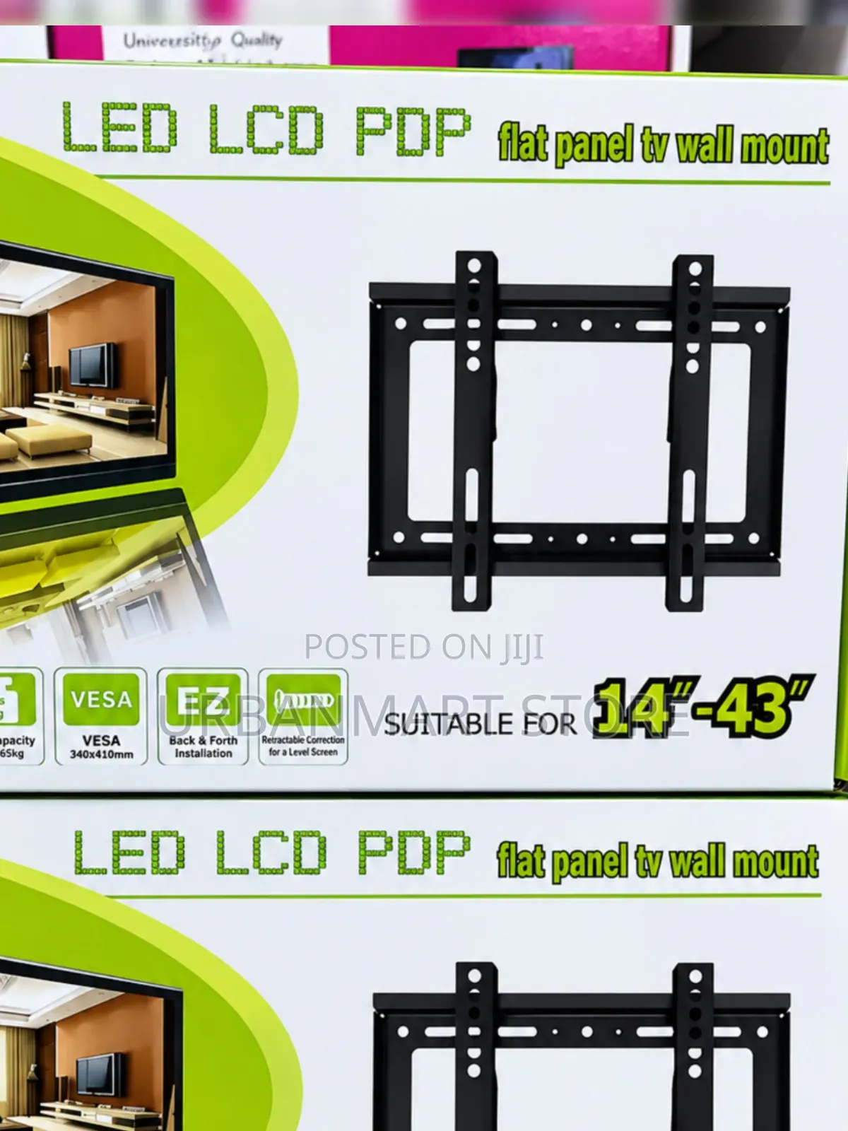14–43 Inch Fixed TV Wall Mount Bracket