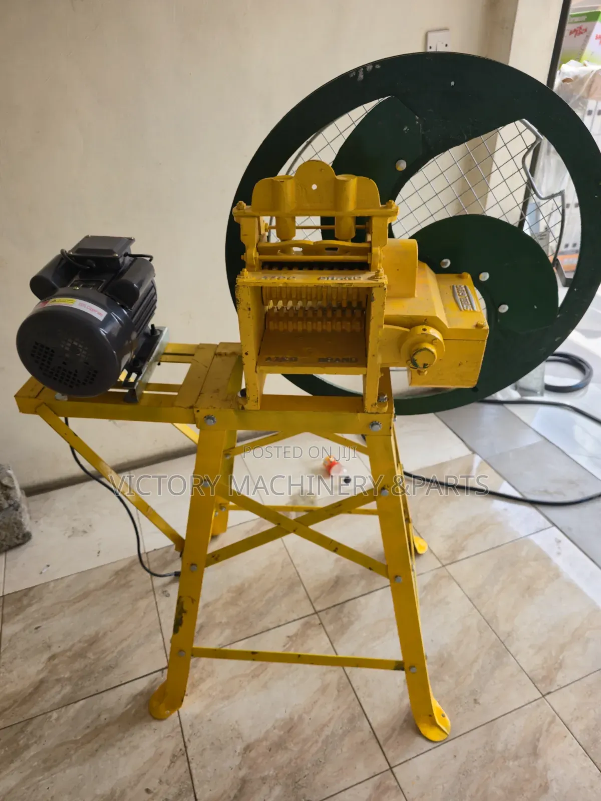 3 Blades Chaff Cutter Machines With 3hp Motor High Speed