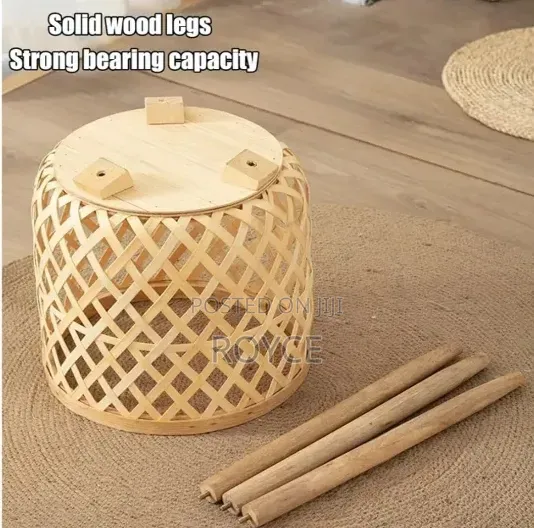3pcs Boho Rattan Handwooven Plant Stands