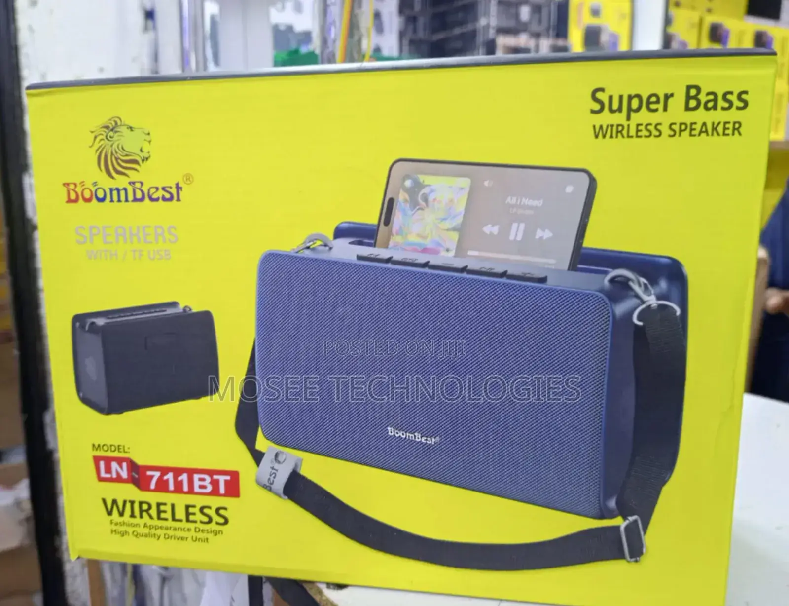 BoomBest 711BT Wireless Bluetooth Speaker With Deep Bass