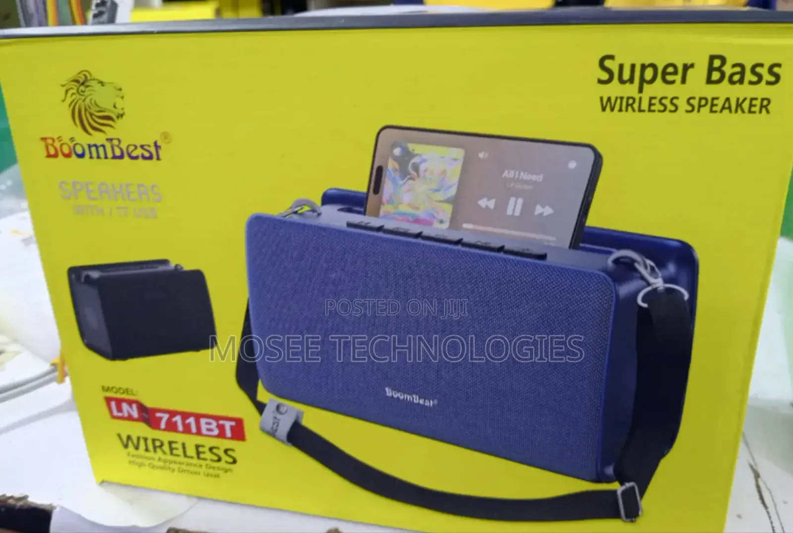 Boombest 711bt Bluetooth Speaker With USB Tf Aux Fm