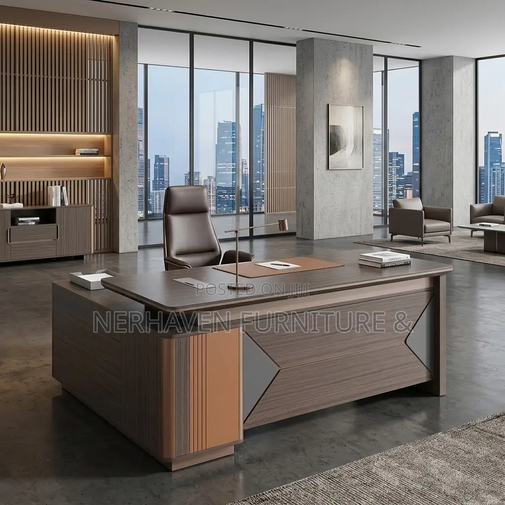 Executive L Desk – Modern L-Shaped Office Executive Desk