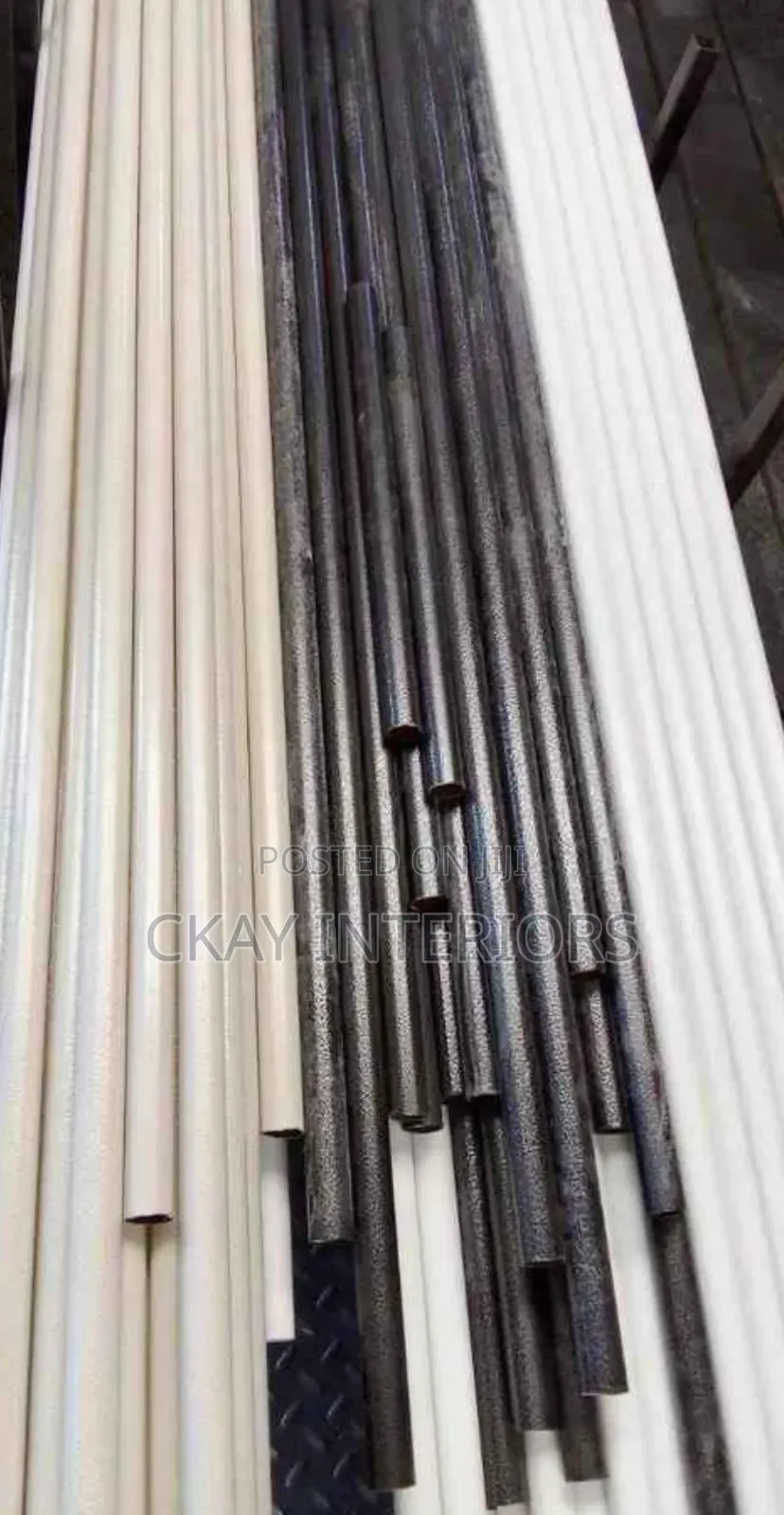 Heavy Duty, Non Rusty Powder Coated Curtain Rods