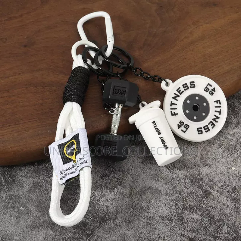 *Unisex Mini Fitness Design Keychain Accessory*