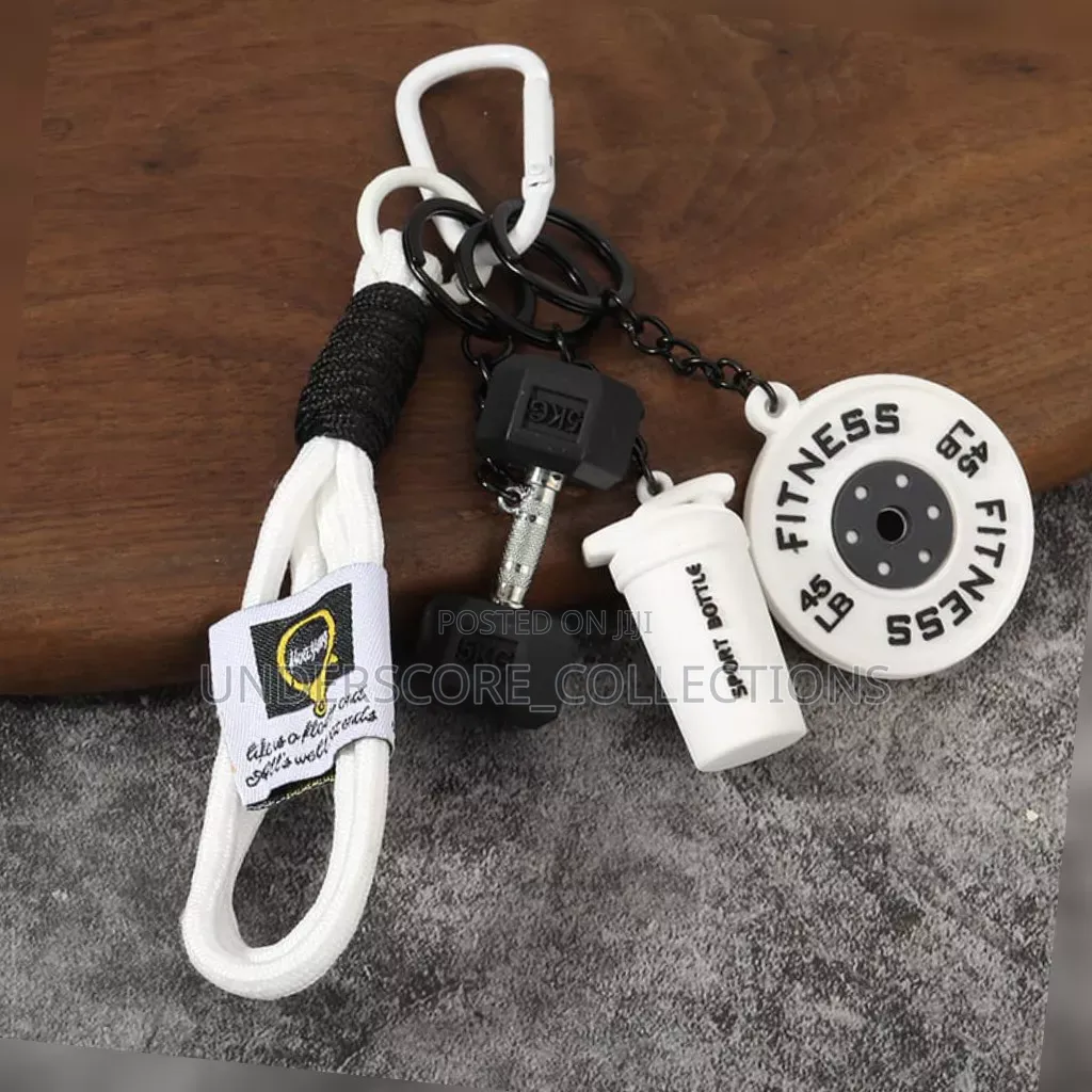 *Unisex Mini Fitness Design Keychain Accessory*