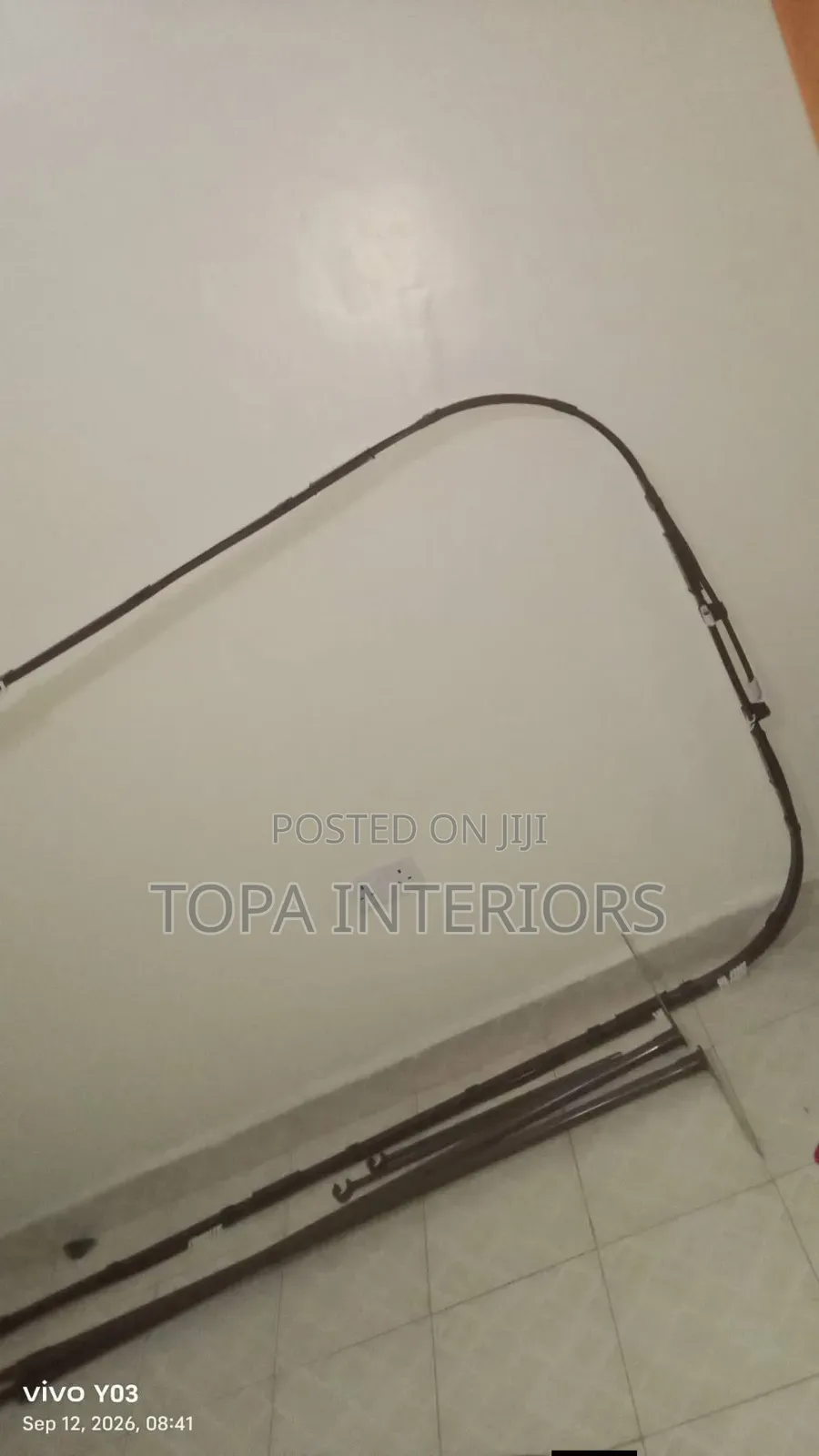 Classic Bedroom 2 Stand Rail Mosquito Nets With 2 Strong Stands