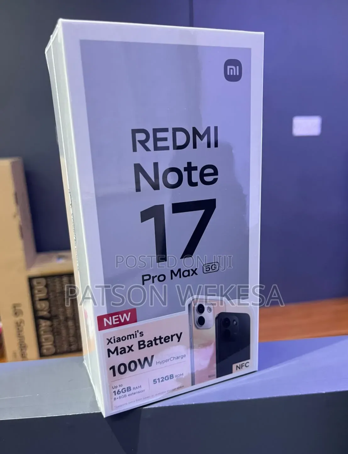New Xiaomi Redmi Note 17 Pro Max 512 GB Black