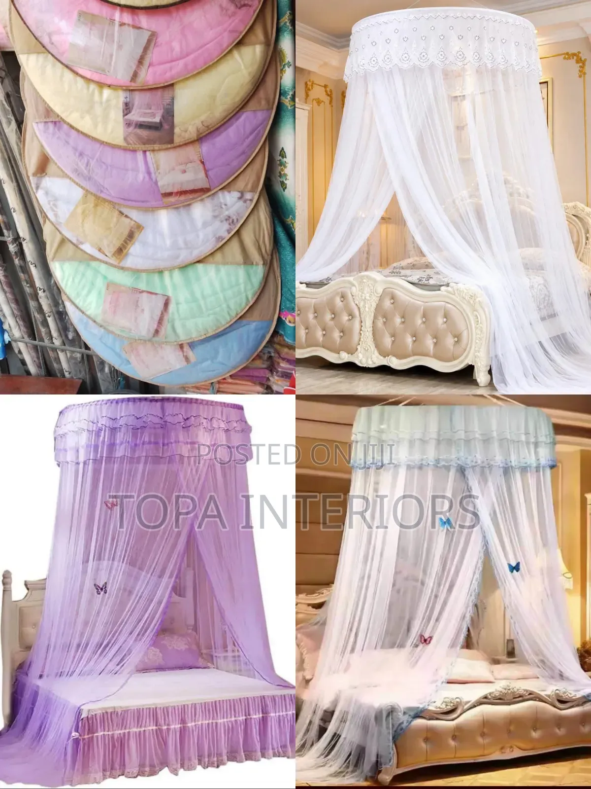 Generic 4x6 Round Canopy Mosquito Nets