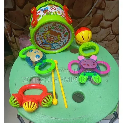 Baby Rattle Musical Drum Set