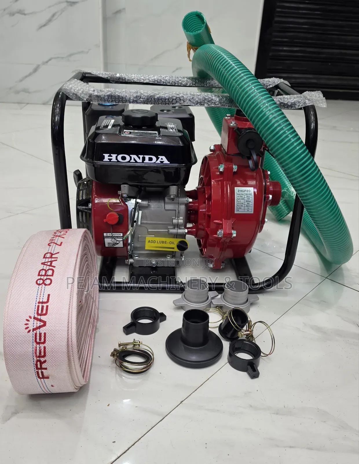 Honda High-Pressure 2" Waterpump Complete Starter Package With Pipes