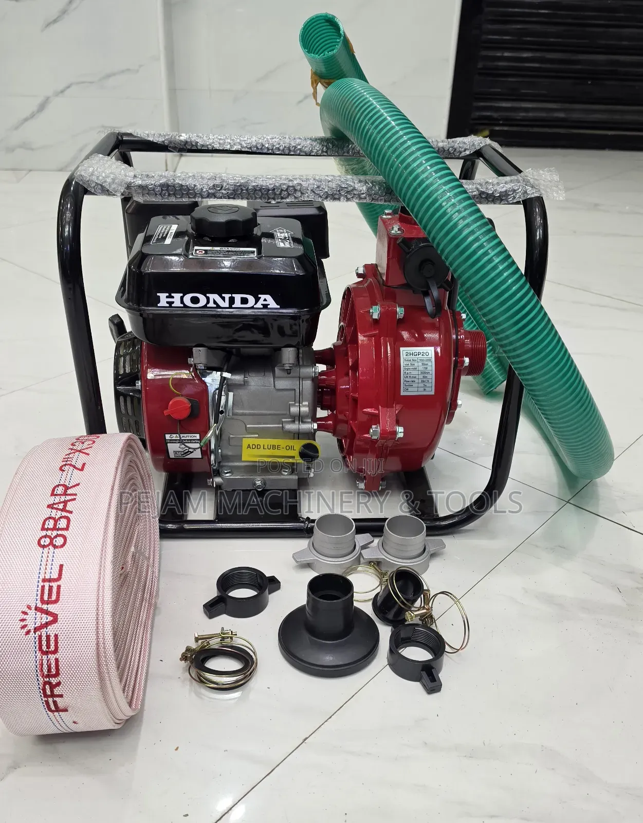 Honda High-Pressure 2" Waterpump Complete Starter Package With Pipes