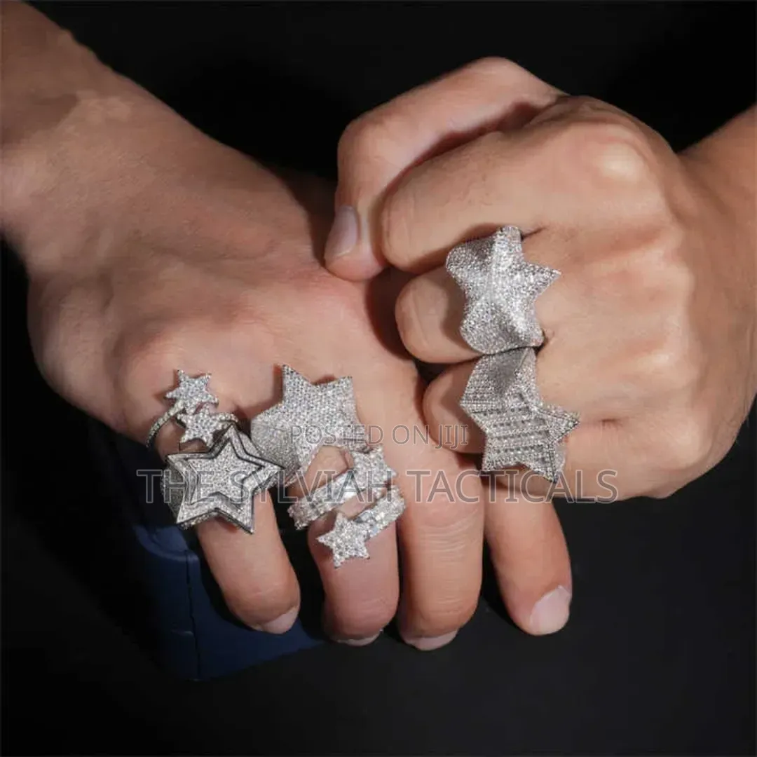 Hip Hop Dope Fashion Iced Out Cuban Link Rings