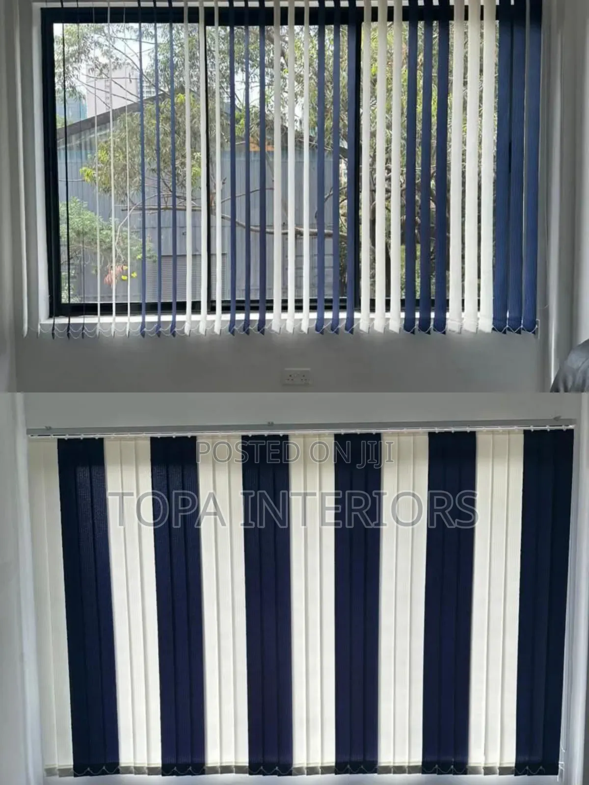 Vertical Window Blinds for Office Privacy