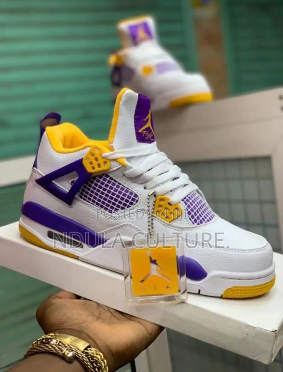 Jordan 4 Lakers