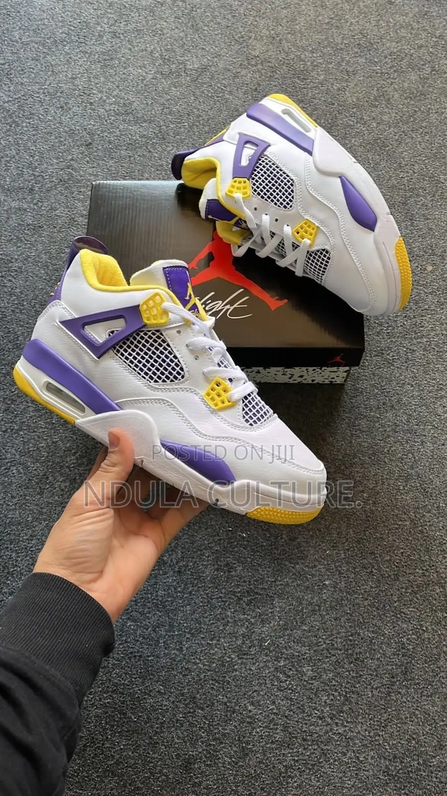 Jordan 4 Lakers