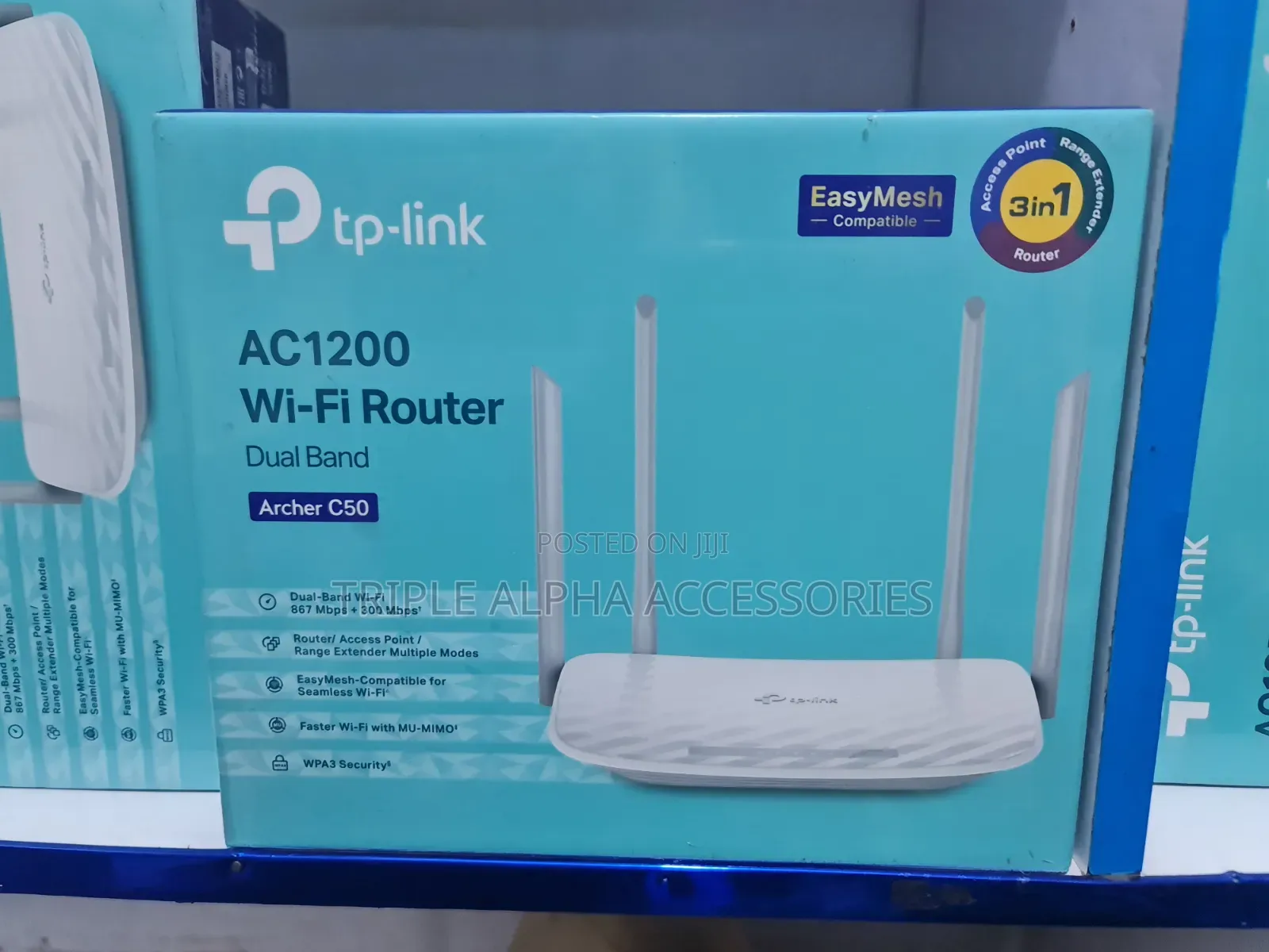 TP-Link Archer C50,AC1200 Wireless Dual Band Router