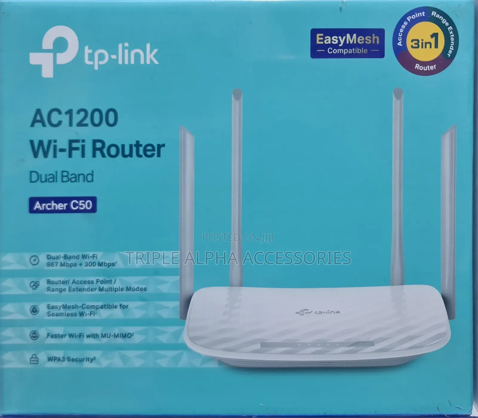 TP-Link Archer C50,AC1200 Wireless Dual Band Router